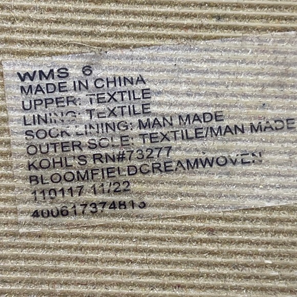 SO COMFY FOAM Sandals/FLIPFLOP - Tan and Cream WOMENS SIZE 6 - Picture 3 of 4